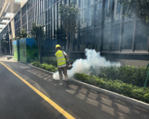 珠海消杀公司为医疗产业园消杀病媒防治现场